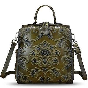 Classic Punk Skull Strap Top Handle Satchel Rivet Bag Bag Chain Satchel Bag
